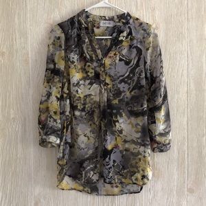 Fabrik White Collection Floral Blouse